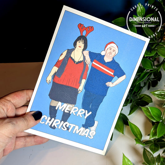 Nessa and Smithy Christmas Card (Gavin and Stacey)