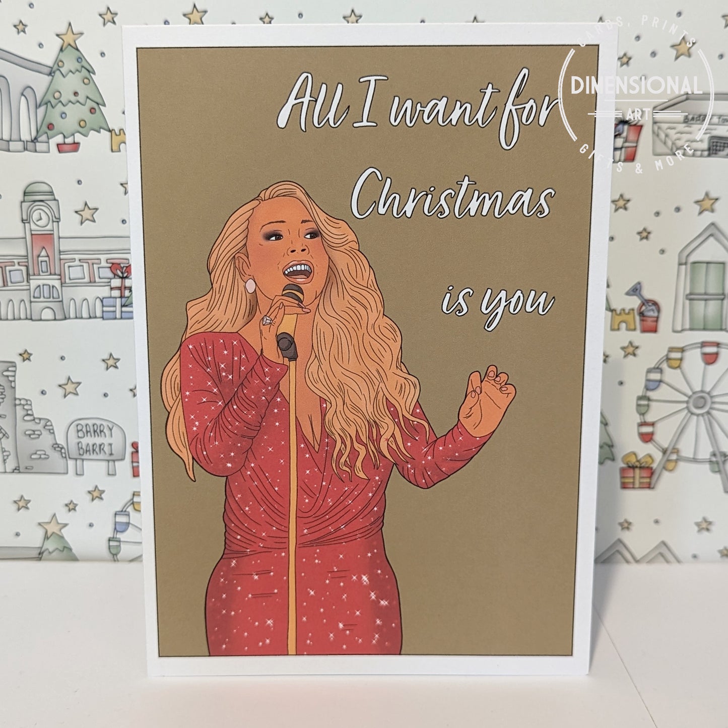 Mariah Carey Christmas Card