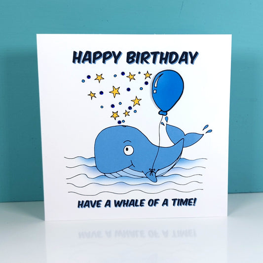 Whale Birthday Card