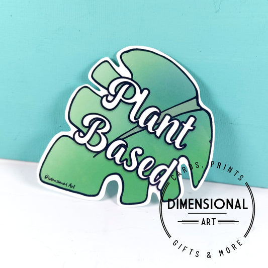 Plant Based Leaf Sticker