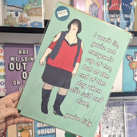 Nessa Quote (Gavin and Stacey) A4 Print