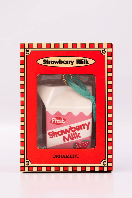 Ornament, Strawberry Milk