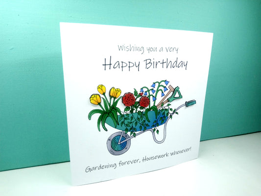 Gardening Forever Birthday Card