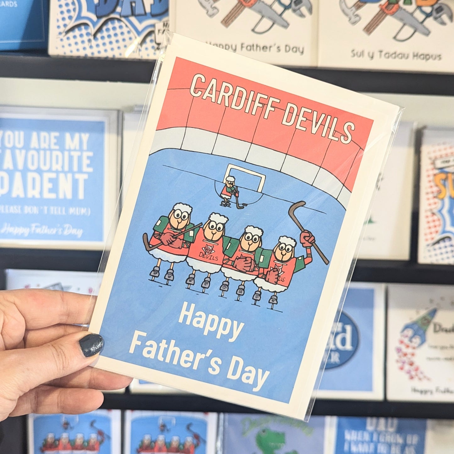 Cardiff Devils  - Fathers Day Card