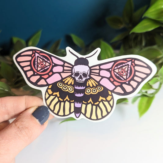 Illuminati Moth sticker