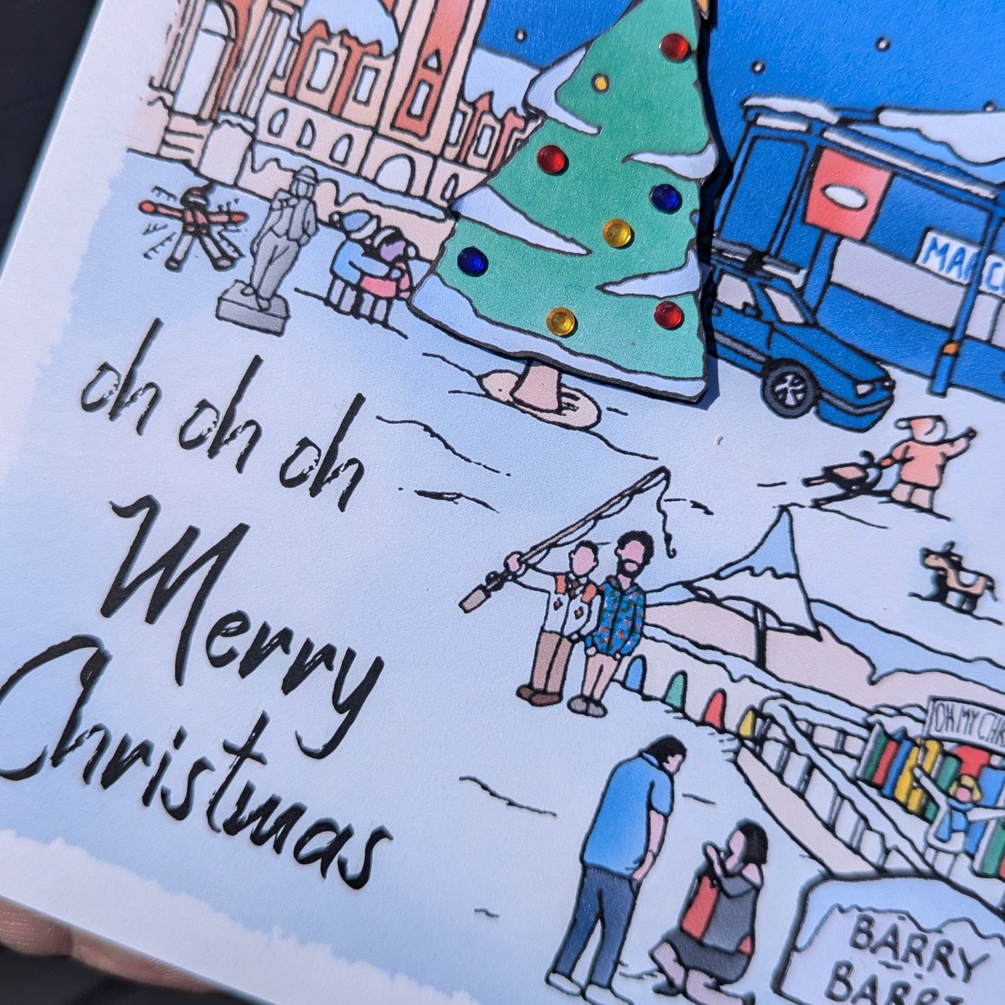 Gavin and Stacey themed Christmas cards -  Handmade