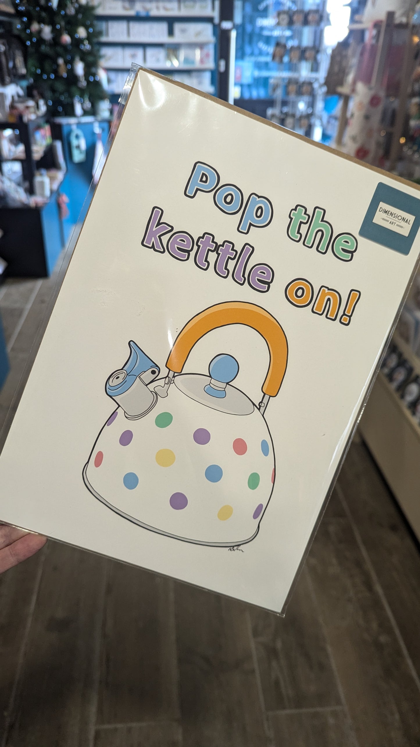 Pop the kettle on A4 Print