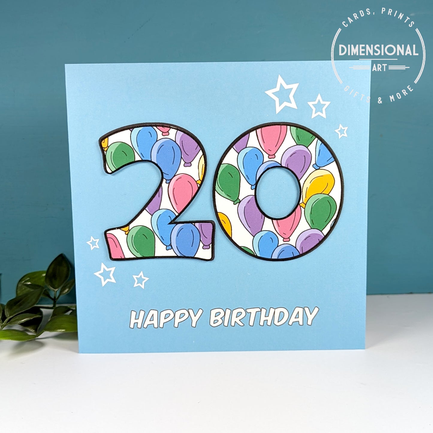 20th Birthday Card