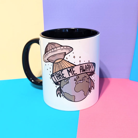 Take me away spaceship Mug