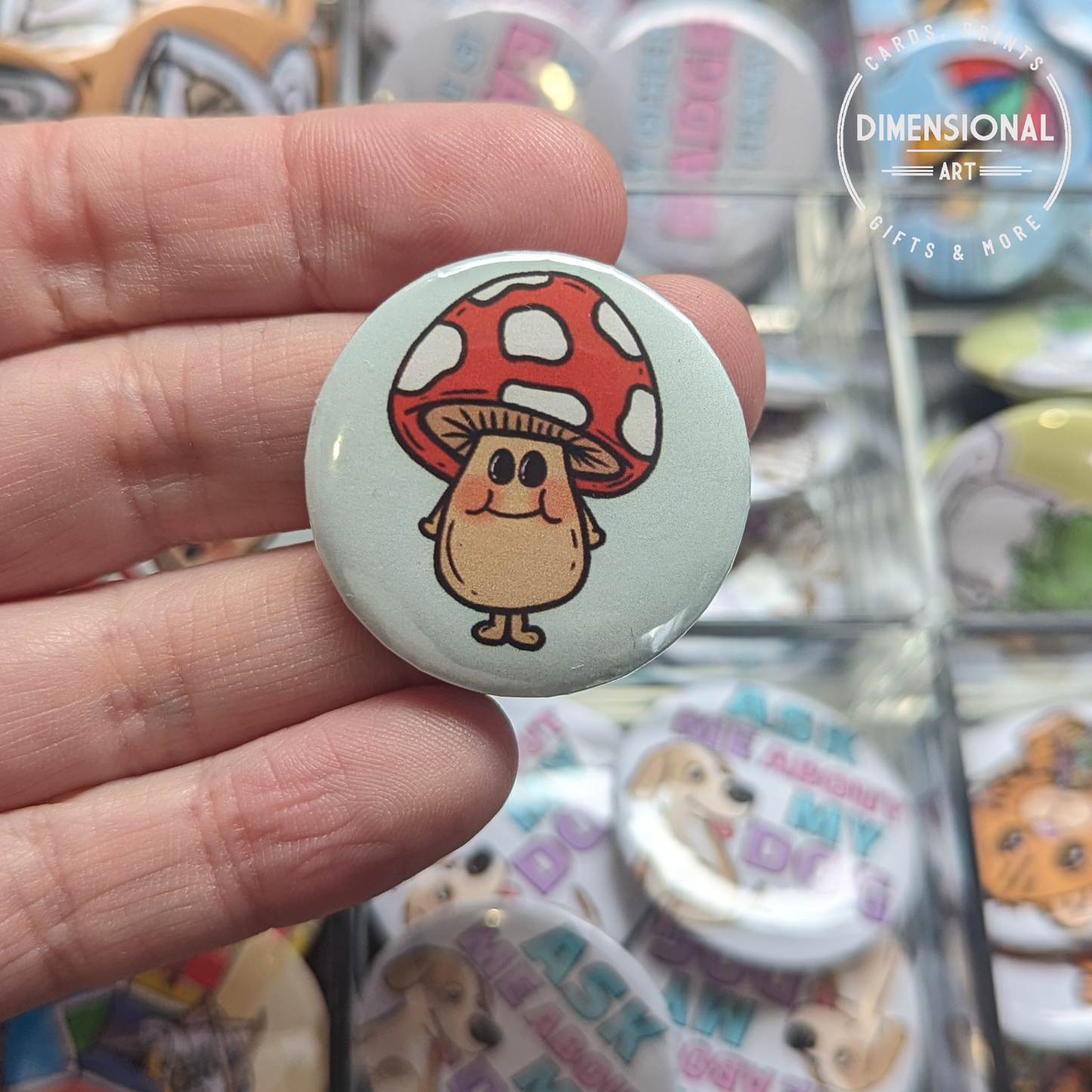 Mushroom Mini badge