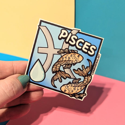 Pisces Sticker - Star Sign Range