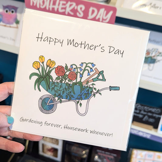 Gardening Mothers Day card