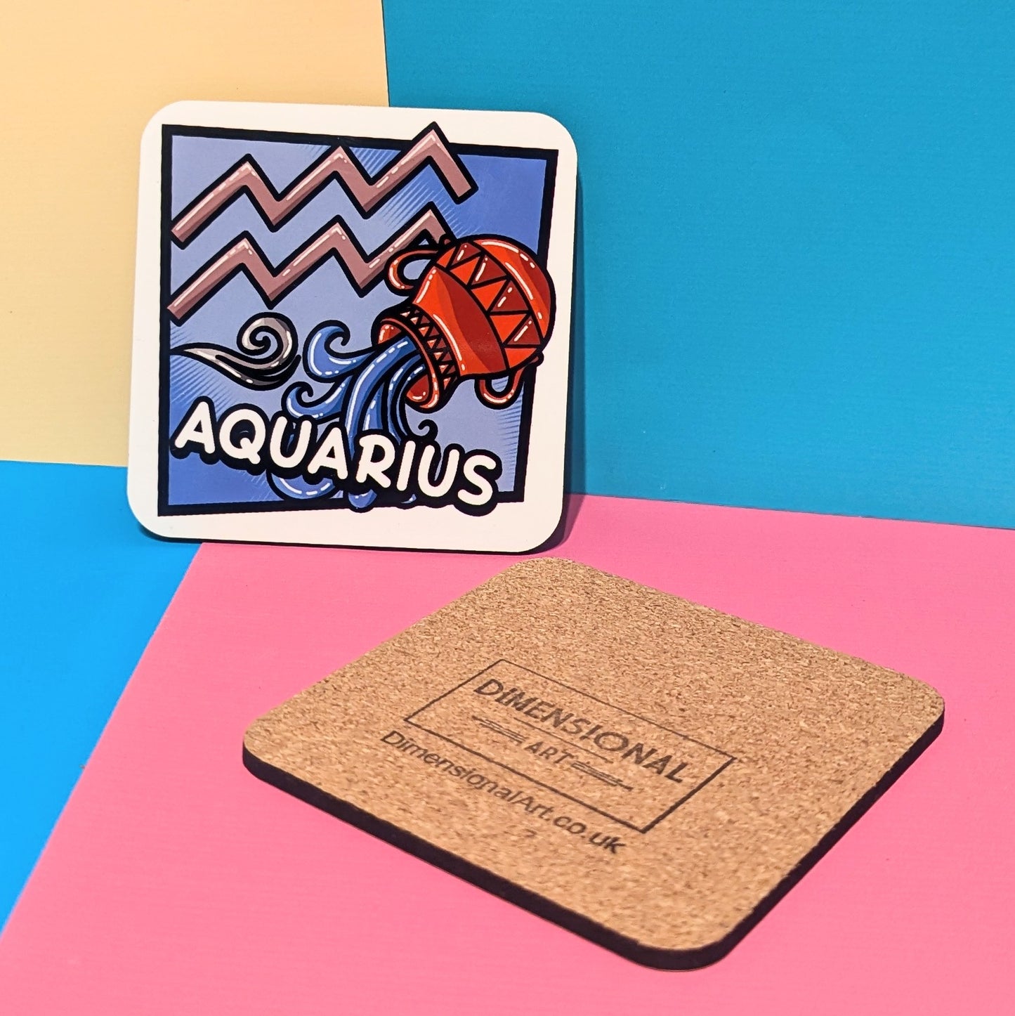 Aquarius - Single Coaster - Star Sign Range