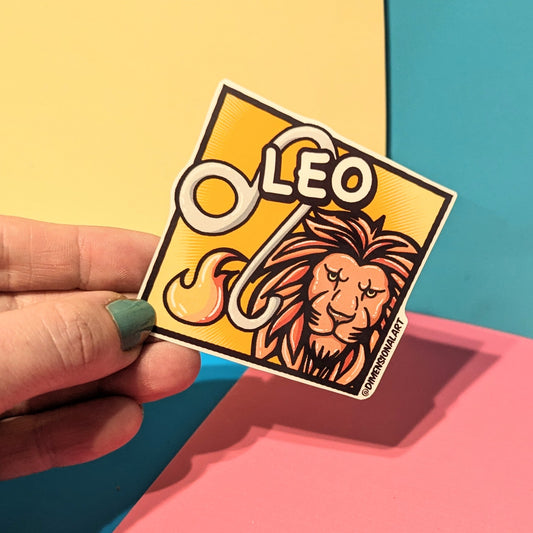 Leo Sticker - Star Sign Range