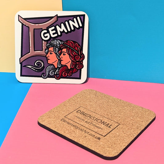 Gemini - Single Coaster - Star Sign Range