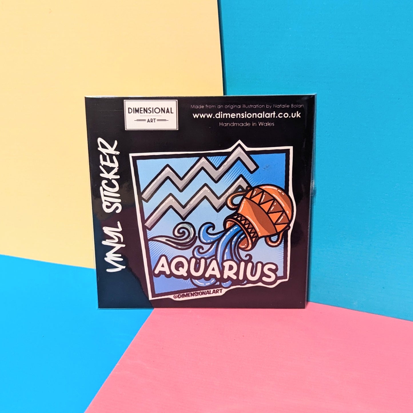 Aquarius Sticker - Starsign Range