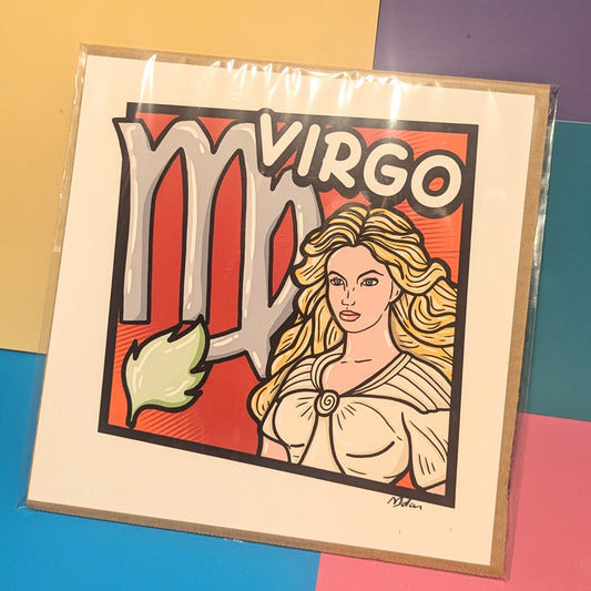 Virgo 8x8 Art Print - unframed - STAR SIGN RANGE