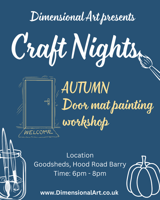 Autumn Doormat painting Workshop - 10th October