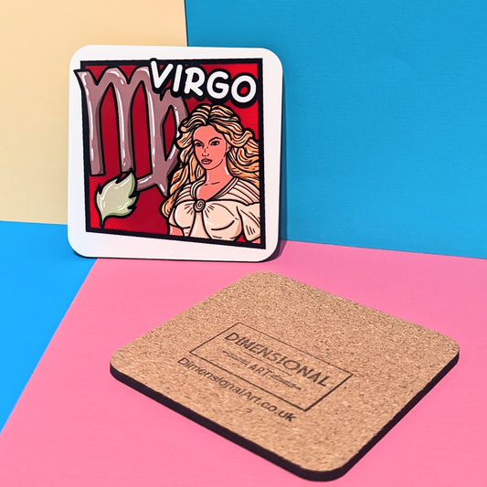 Virgo - Single Coaster - Star Sign Range