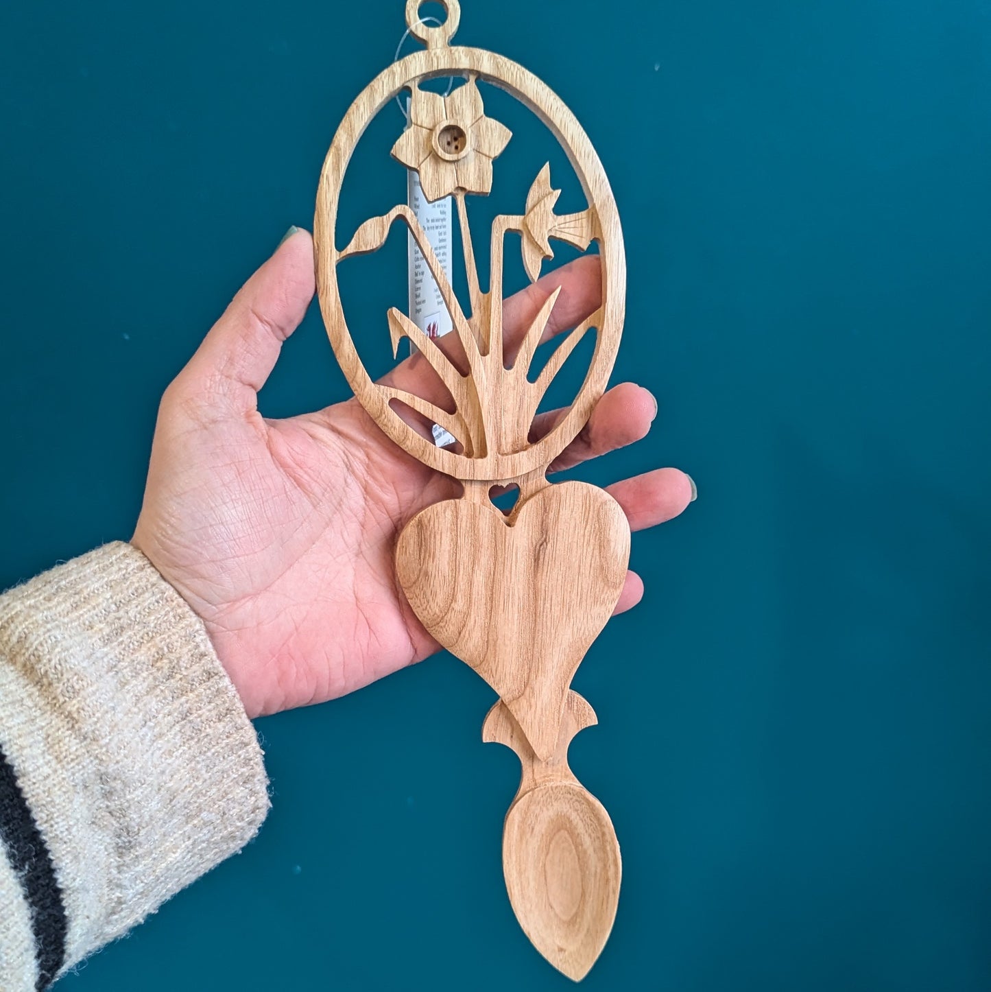 Daffodil Lovespoon (Light wood)