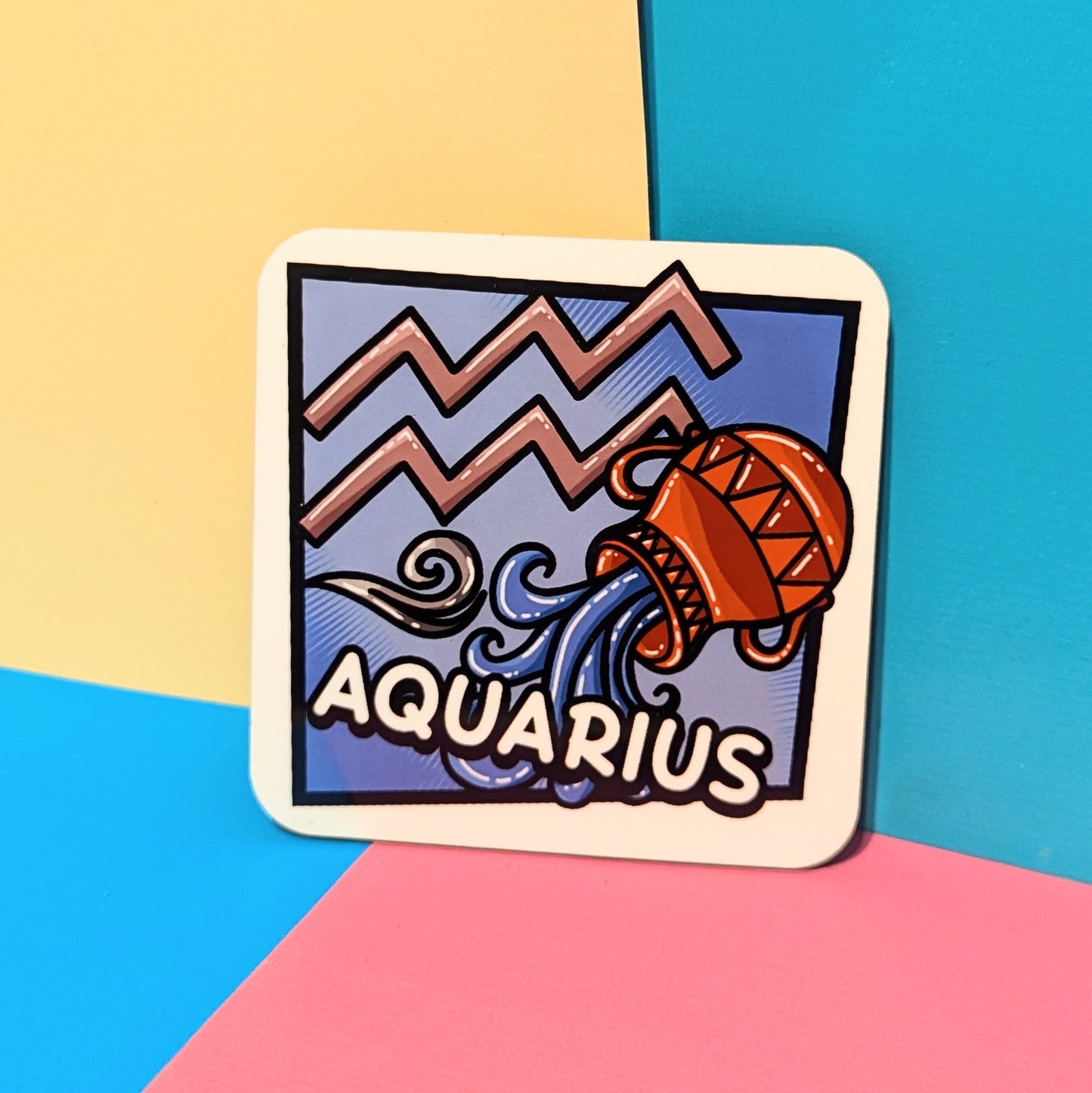 Aquarius - Single Coaster - Star Sign Range